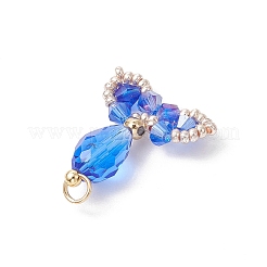 Прозрачные стеклянные подвески&nbsp;PALLOY-MZ00725-04