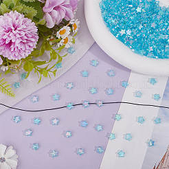 500pcs umweltfreundliche transparente Acrylperlen&nbsp;MACR-ME0001-19