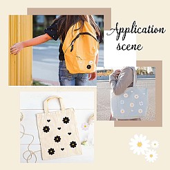 60 шт. 4 стиля подсолнух и любовь в форме сердца компьютерная вышивка ткань приклеиваемые/пришивные нашивки DIY-GF0006-77