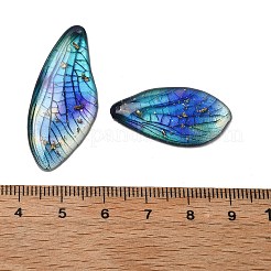 4 pendentif ailes de papillon en résine époxy transparente&nbsp;RESI-C057-04A