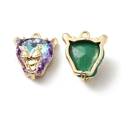 Латунь со стеклянными подвесками k9 KK-C024-62KCG