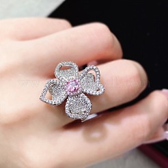 Латунные кольца со стразами для женщин&nbsp;FS-WGC1A7E-01