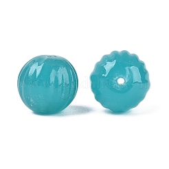 Perles de verre filées côtelées faites à la main&nbsp;LAMP-N042-04B