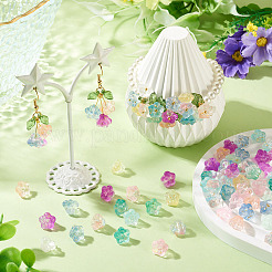 100 Stück transparente Glasperlen&nbsp;GLAA-TA0004-27
