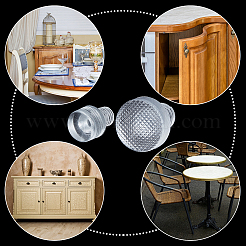 150 шт. 5-х стильная синтетическая резиновая накладка на бампер для шкафа DJEW-GF0001-52