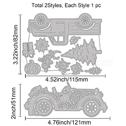 Углеродистая сталь разрезает трафареты DIY-WH0309-392