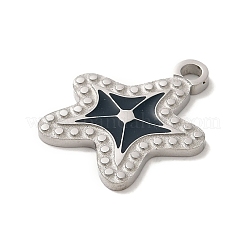 Подвески из нержавеющей стали 304 с эмалью&nbsp;STAS-Q301-03P