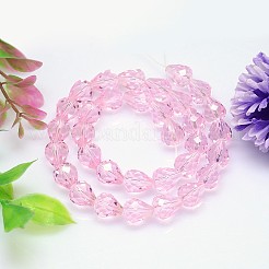 Граненое каплевидное стекло k9&nbsp;G-M185-10x8mm-03A