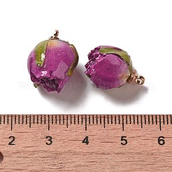 Rosone stabilizzato con pendenti in lega dorata&nbsp;FIND-M010-01B