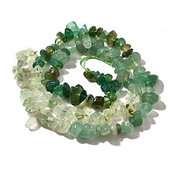 Нити бусин из натурального пренита G-L610-A19-01