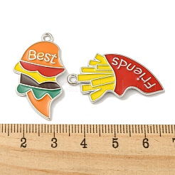 Alliage pendentifs émail fendus&nbsp;FIND-Z026-03B