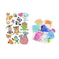 Tiere DIY Diamant Malerei Aufkleber Set&nbsp;PW-WG9363D-01