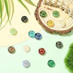 14шт 14 цвета бусины лэмпворк ручной работы&nbsp;LAMP-CJ0002-86