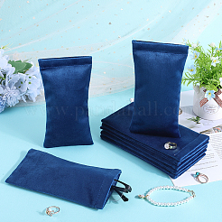 8шт. прямоугольный бархатный со стальным футляром для очков&nbsp;ABAG-BBC0001-15D