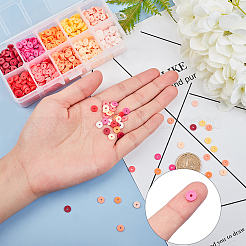 Бусины из полимерной глины  CLAY-PH0001-22B-6mm