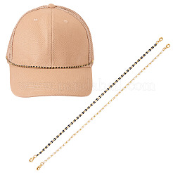 2 шт. 2 цвета латунная эмалированная цепочка для изготовления браслета AJEW-TAC00046