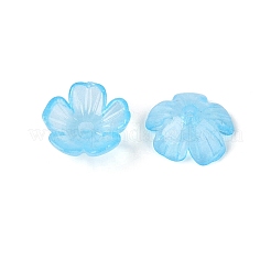 Capuchons de perles en plastique transparent&nbsp;KY-Q005-02A-04