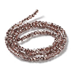 Гальванические стеклянные бусины EGLA-J047-3x2mm-H32