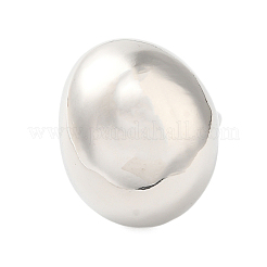 Овальные латунные кольца для женщин RJEW-A046-05P