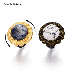 Основание чашки из цветочного сплава и железного безеля с вращающимся подносом&nbsp;MAK-T012-06B