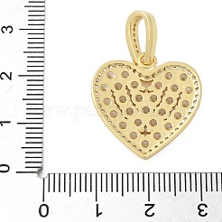 Латунные микро проложить кубического циркония подвески KK-P293-06G