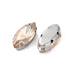 Ojo de caballo coser en rhinestone&nbsp;RGLA-L028-08F-03