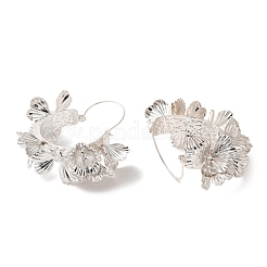 Серьги-кольца из сплава для женщин EJEW-G404-02S