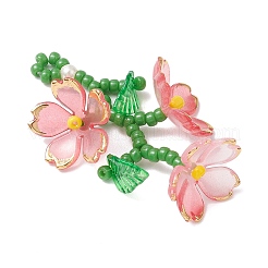 Подвески из акриловых цветов PALLOY-TA00252-04