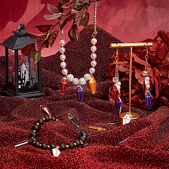 48 шт. подвеска из двухцветного сплава с эмалью&nbsp;ENAM-GA0001-03