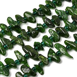 Натуральный зеленый диопсид&nbsp;G-L649-B01-01