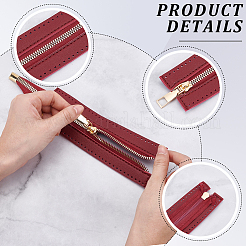 5 Stück Handtasche aus PU-Leder mit Reißverschluss in 5 Farben&nbsp;PURS-CY0001-03