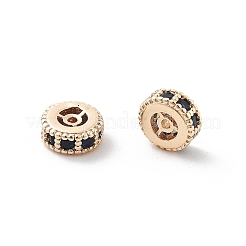 Латунные микро проложить кубического циркония бусы KK-R216-10A-KCG02