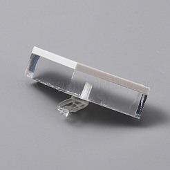 Треугольные акриловые стойки для колец на палец RDIS-WH0001-21