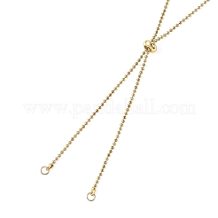 Collares deslizantes de cadena de bolas de acero inoxidable 304 ajustables&nbsp;AJEW-JB01660-01