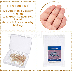 Латунные крючки для сережек KK-BC0005-09G