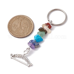 Брелки из цинкового сплава в тибетском стиле&nbsp;KEYC-JKC00728-02