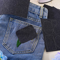 5 foglio di toppe autoadesive in denim&nbsp;PATC-TA0001-61E