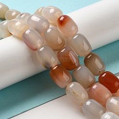 Натуральные бусины из австралийского морского халцедона G-P521-A01-01