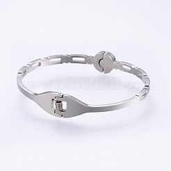 Brazaletes de acero inoxidable 304&nbsp;BJEW-P223-11