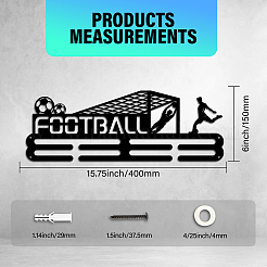 Модная железная вешалка для медалей&nbsp;ODIS-WH0021-363