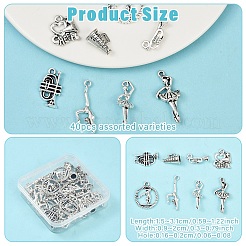 40шт 8 стиля подвески из сплава в тибетском стиле&nbsp;FIND-YW0006-87AS