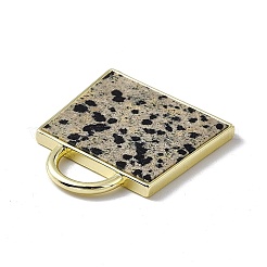 Dalmate jaspe naturels pendentifs&nbsp;G-G977-04G-04