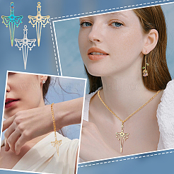 18шт. 3-х цветная подвеска из нержавеющей стали 304 FIND-DC0002-27