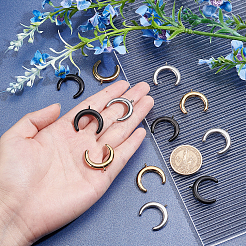 12 шт. подвески из нержавеющей стали 304 двух цветов&nbsp;STAS-UN0026-18