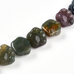 Природного индийского агата бисер нитей&nbsp;G-M108-A14-01