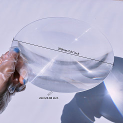 Optische acryl physik linse&nbsp;AJEW-WH0516-14B