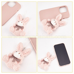 Бархатные ремни для мобильного телефона в виде мишки и кролика HJEW-GO00038