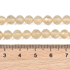 Colliers de perles en quartz citron naturel (chauffé)&nbsp;GG-NH0007-A01-01