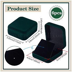 6 caja de almacenamiento de insignias de terciopelo&nbsp;CON-NB0002-51