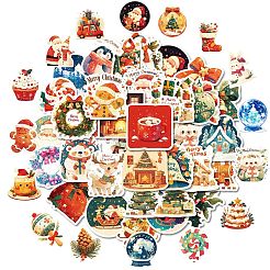50 autocollant en papier sur le thème de Noël&nbsp;PW-WGFB5D6-01